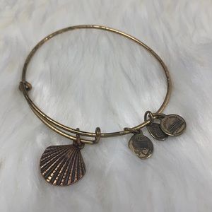 Alex and Ani Gold Seashell Bracelet